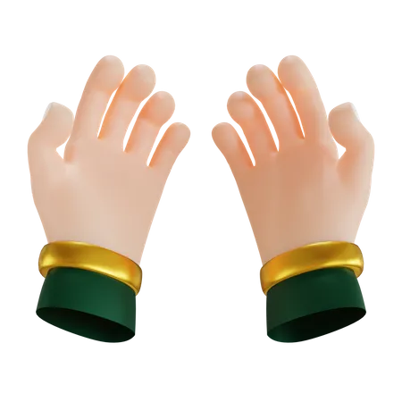 Betende Hand  3D Icon