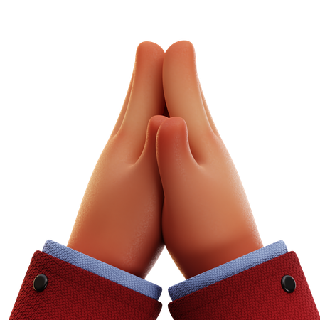 Betende Hand  3D Icon