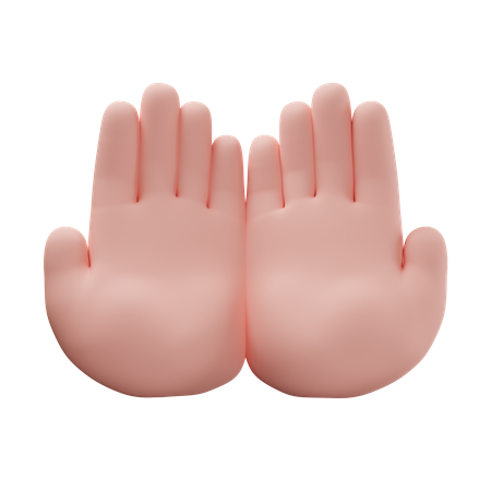 Betende Hand  3D Icon