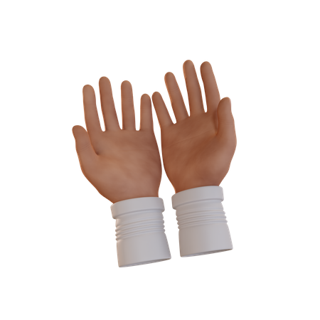 Betende Hände  3D Illustration