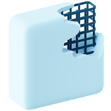 Béton  3D Icon