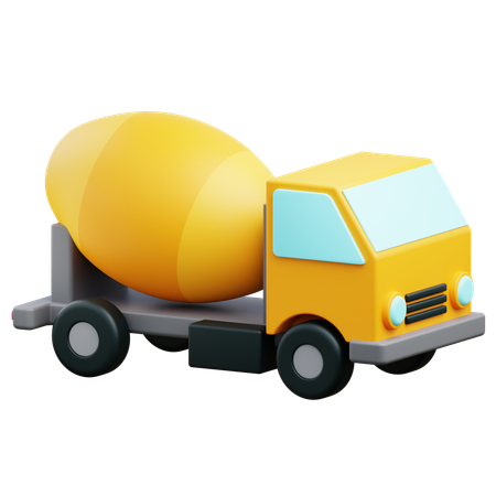 Betoneira  3D Icon