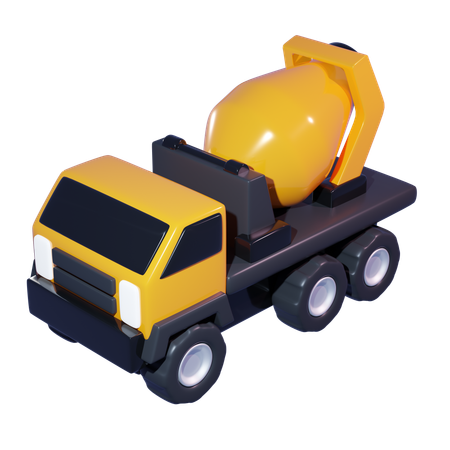 Betoneira  3D Icon