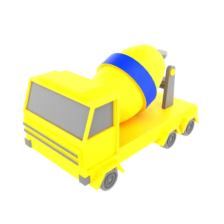 Zementmischmaschine  3D Icon