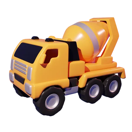 Betonmischer-LKW Spielzeug  3D Icon