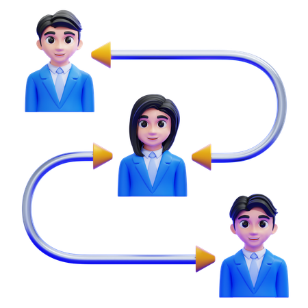 Betriebsablauf  3D Icon