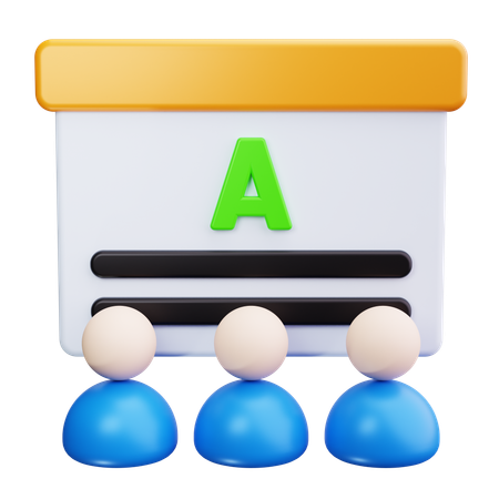 Business-Schulung  3D Icon