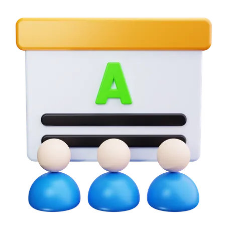 Business-Schulung  3D Icon