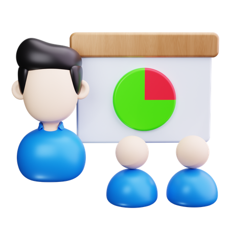 Business-Schulung  3D Icon