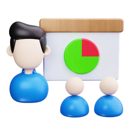 Business-Schulung  3D Icon