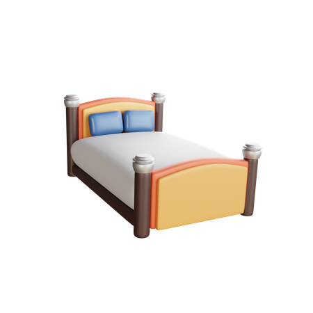 Bett  3D Icon