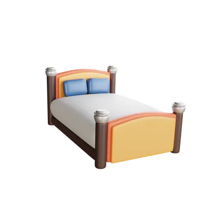 Bett  3D Icon