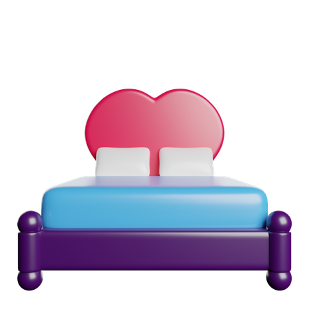 Bett  3D Icon