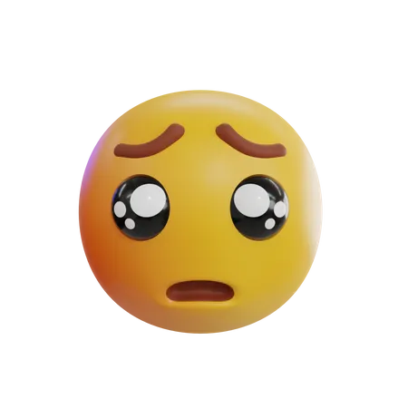 Bettelndes Emoji  3D Icon