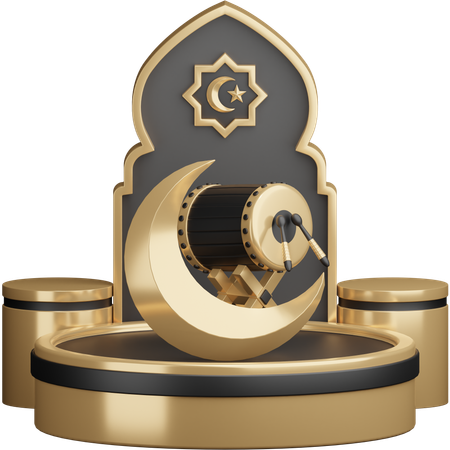 Ramadan-Trommel  3D Icon