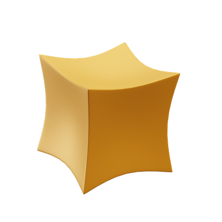 Beveled Cube  3D Icon