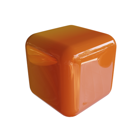 Beveled Cube  3D Icon