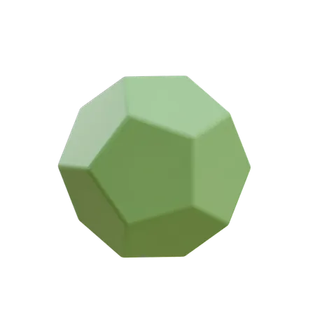 Beveled Octagon 3D Icon