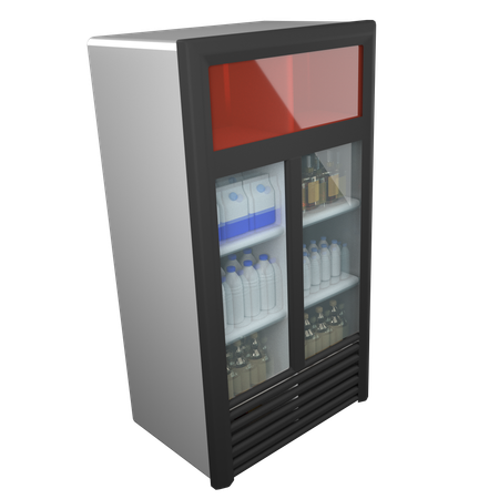 Beverages Refrigrator  3D Icon