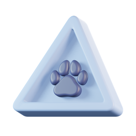 Beware of Dog  3D Icon