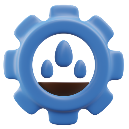 Bewässerung  3D Icon