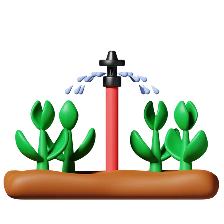 Bewässerung  3D Icon