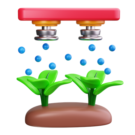 Bewässerungssystem  3D Icon