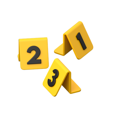 Beweismarker  3D Icon