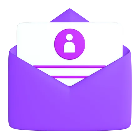 Bewerbungsschreiben  3D Icon