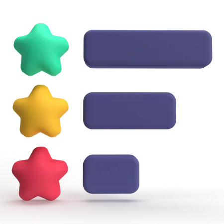 Bewertung  3D Icon