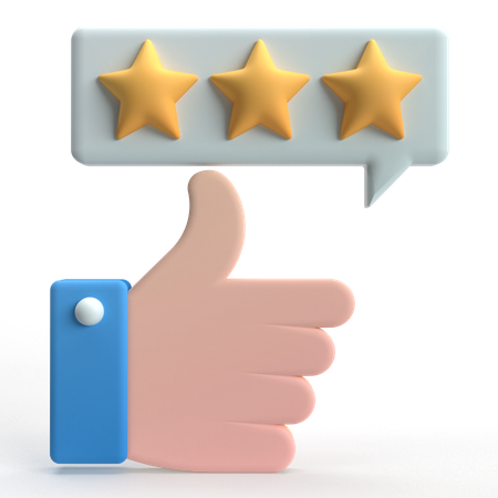 Bewertung  3D Icon