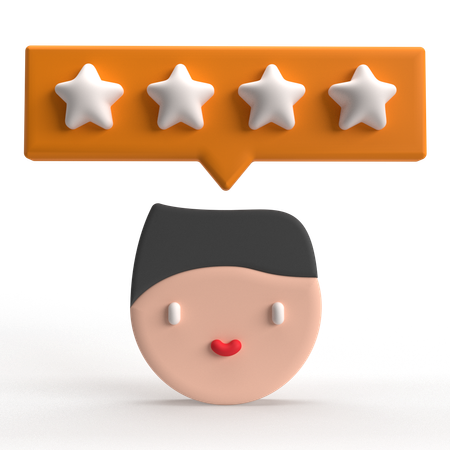 Bewertung  3D Icon