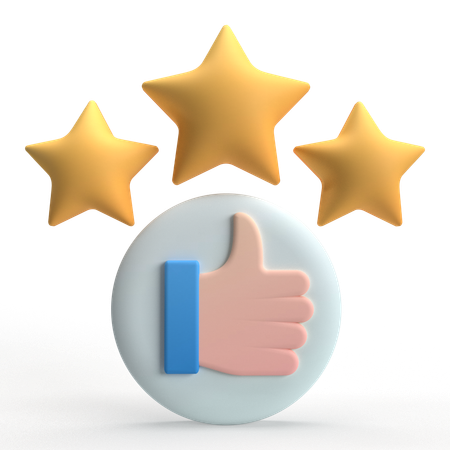 Bewertung  3D Icon