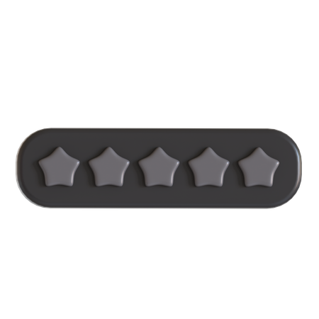 Bewertungssterne  3D Icon