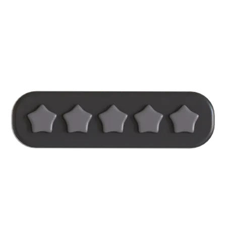 Bewertungssterne  3D Icon