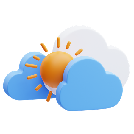 Wolkig  3D Icon