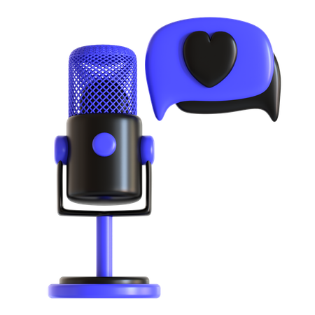 Beziehungs-Podcast  3D Icon