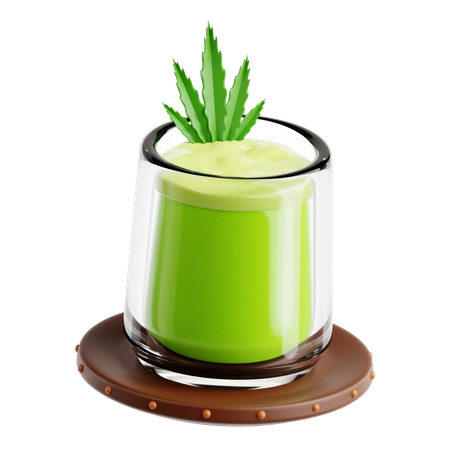 Bhang Drink  3D Icon