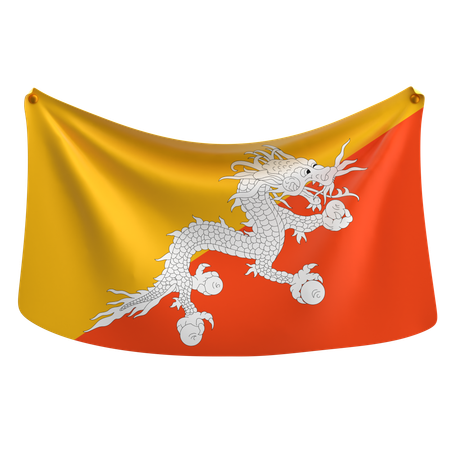 Bhutan  3D Icon