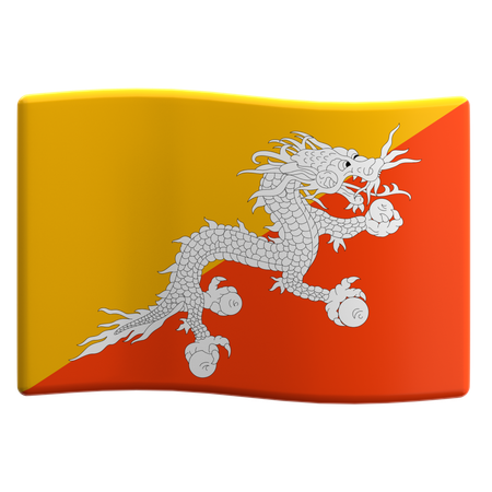 Bhutan  3D Icon