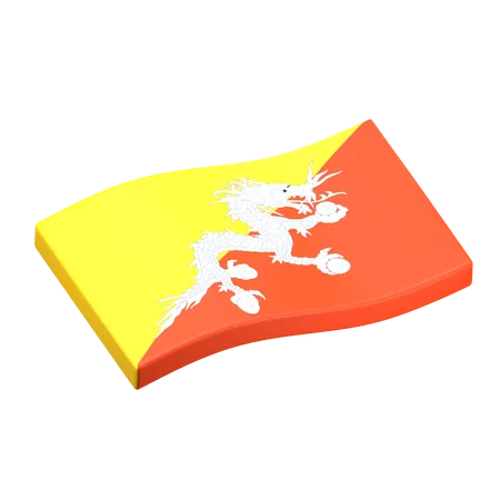 부탄  3D Icon