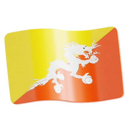 ブータン  3D Icon