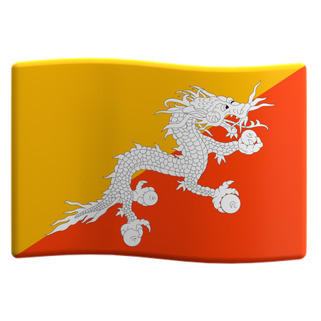 Bhutan  3D Icon