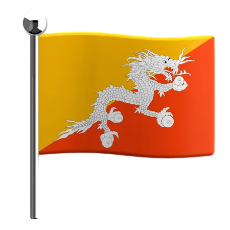 Bhutan  3D Icon