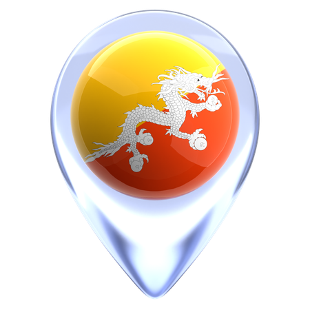 Bhutan  3D Icon