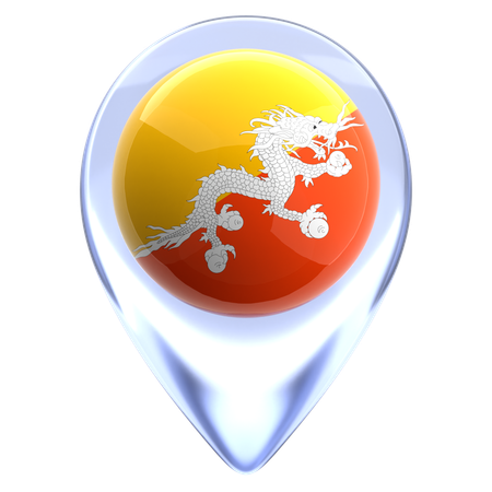 Bhutan  3D Icon