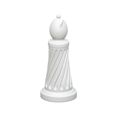 Vescovo bianco  3D Icon