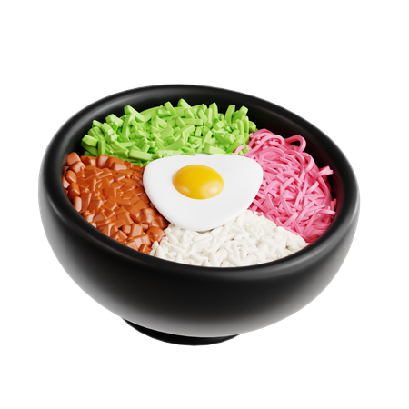 Bibimbap  3D Icon