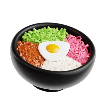 Bibimbap  3D Icon