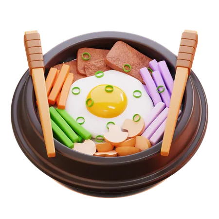 Bibimbap  3D Icon